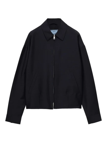 Детская куртка-бомбер Prada blue