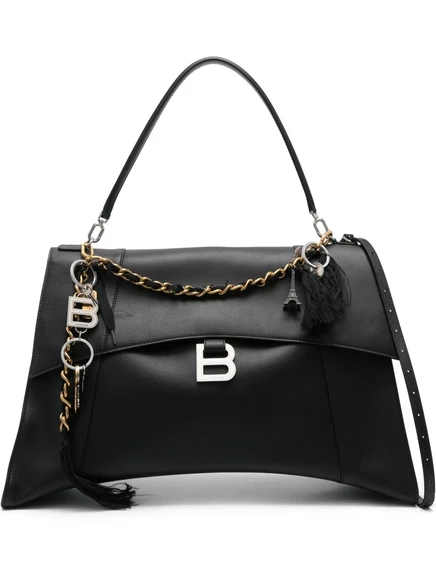 Женская сумка-тоут Balenciaga Hourglass Soft, черная