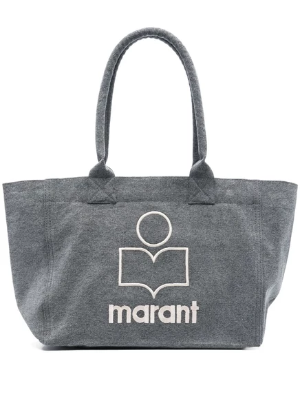 Сумка-тоут ISABEL MARANT Yenky на молнии grey
