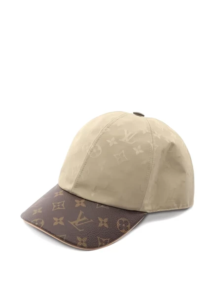 Женская бейсболка Louis Vuitton Pre-Owned с монограммой, бежевая