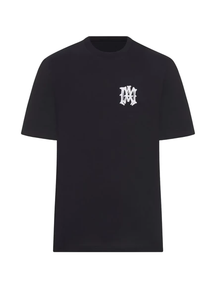 Мужская футболка Amiri с вышитым логотипом, черная