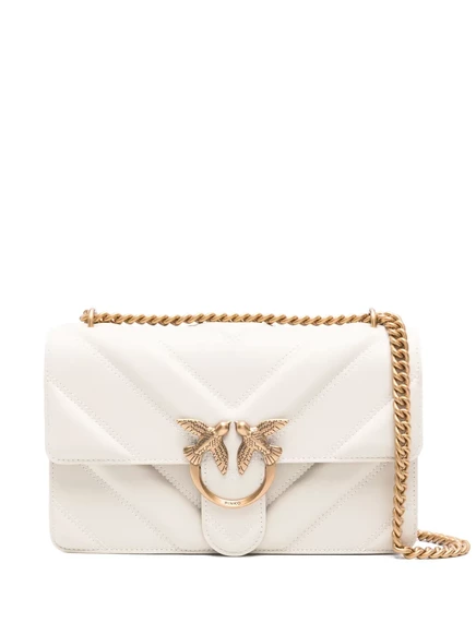 Сумка через плечо PINKO Love One Classic, белая