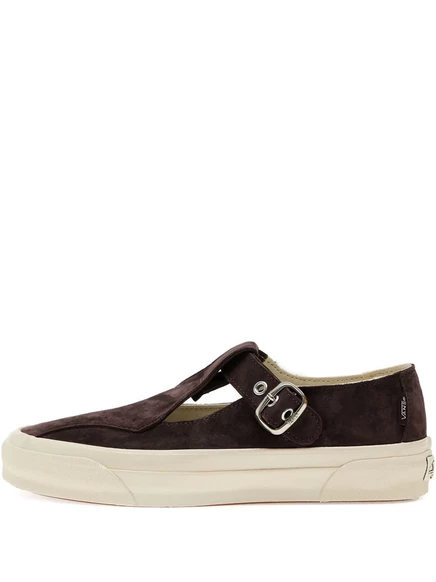 Женские низкие кеды Vans Mary Jane замшевые, коричневые