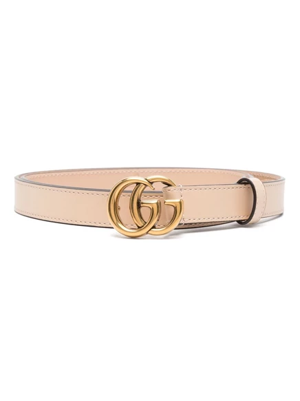 Кожаный ремень Gucci GG Marmont  pink