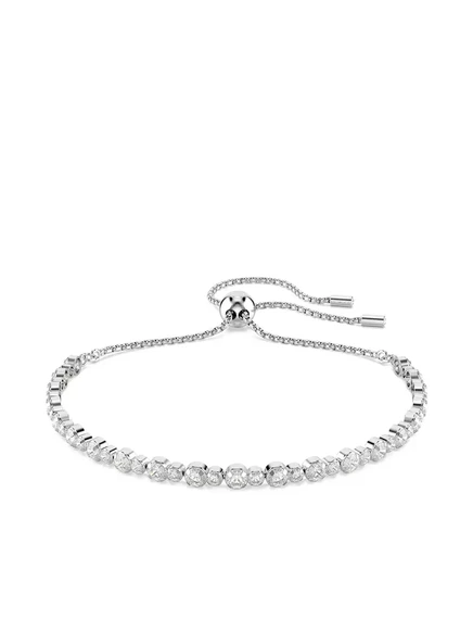 Женский браслет Swarovski Matrix теннис, серебристый