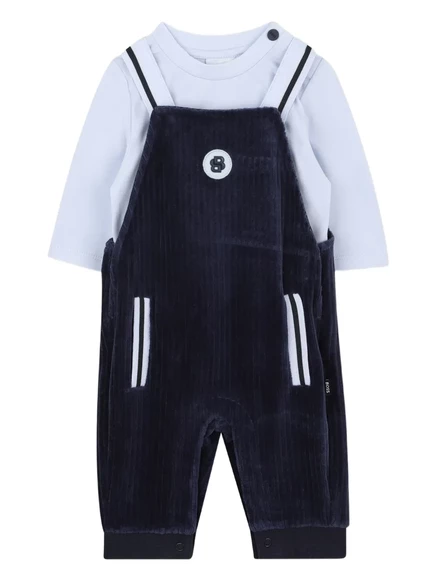 Вельветовые комбинезоны BOSS Kidswear (комплект из двух предметов)