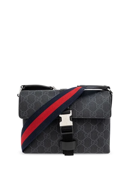 Мужская сумка-мессенджер Gucci Mini GG, черная