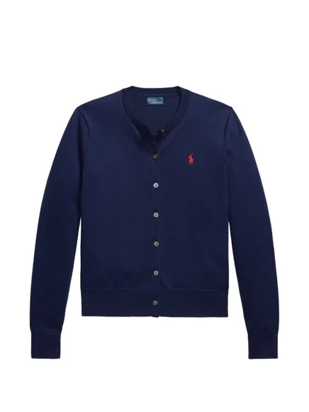 Женский кардиган Polo Ralph Lauren на пуговицах, темно-синий