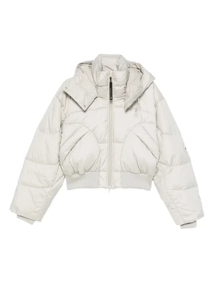Женская куртка Adidas by Stella McCartney с капюшоном, серая