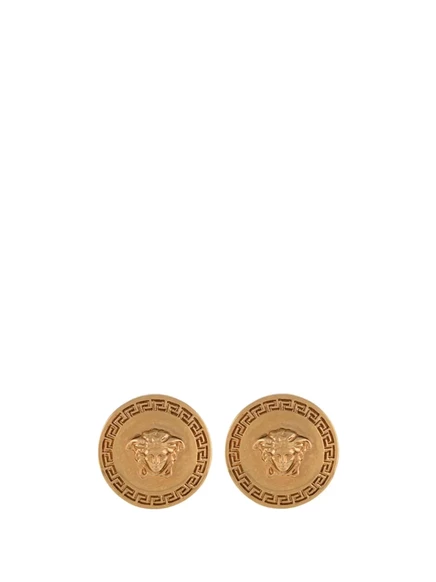 Versace Tribute Medusa stud earrings gold (8)