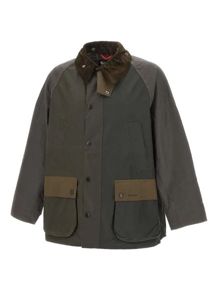 Женская куртка Barbour с вельветовым воротником, зеленая