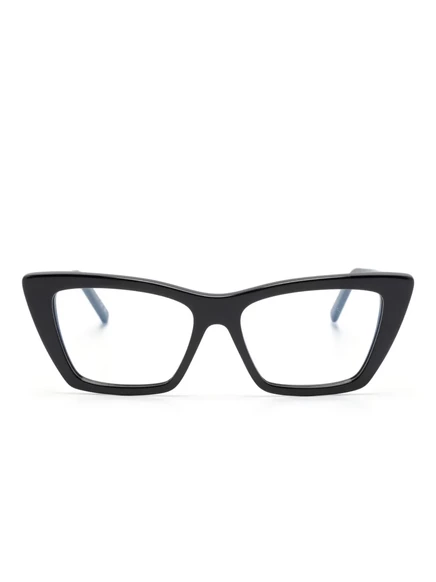 Унисекс оправа Saint Laurent Eyewear кошачий силуэт, черная