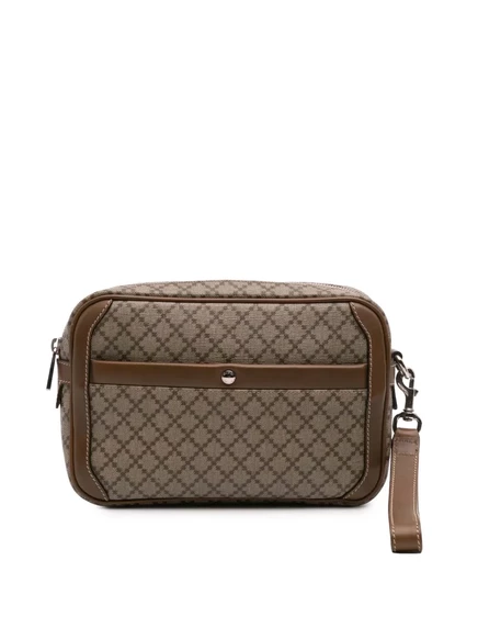 Женский клатч Gucci Pre-Owned Diamante, коричневый