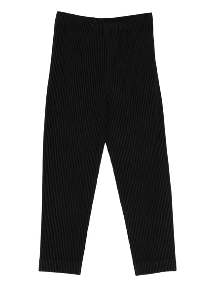 Мужские брюки Homme Pliss Issey Miyake плиссе, черные