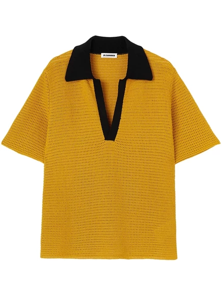 Мужское поло Jil Sander, желтое