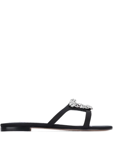 Женские босоножки Manolo Blahnik Trinamu, черные