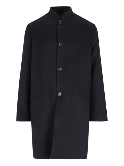 Мужское кашемировое пальто Loro Piana, синее