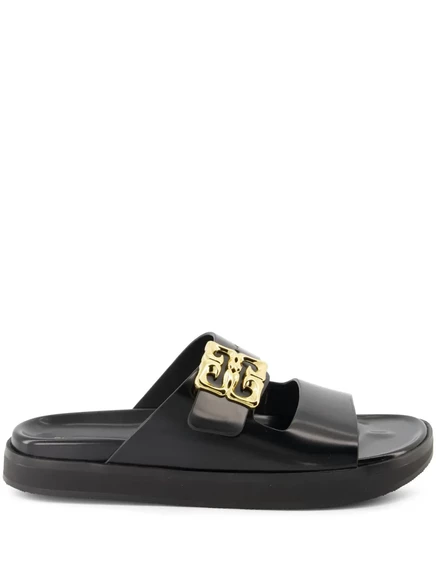 Кожаные накладки с логотипом Givenchy black