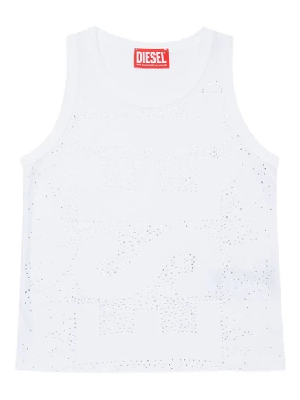 Детская майка Diesel Tstuds, белая