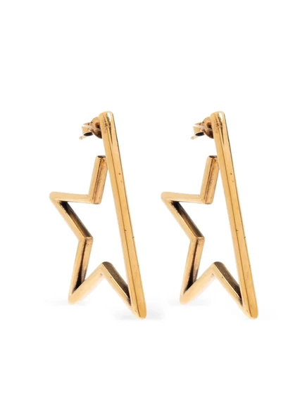 Женские серьги Golden Goose звездочки, золотистые
