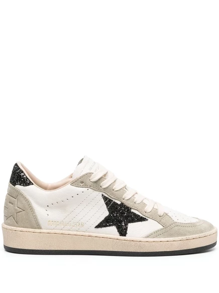 Кожаные кроссовки Golden Goose Ball Star из кожи золотого гуся white