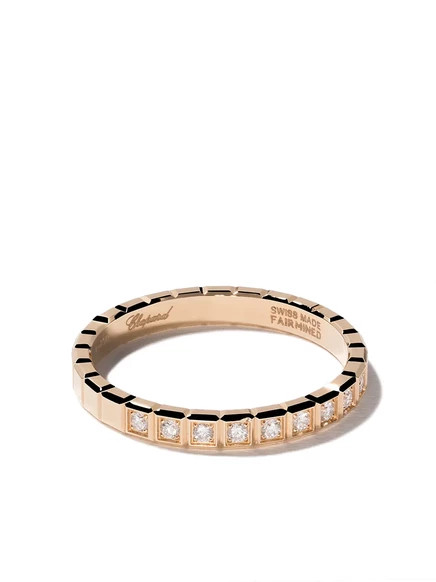 Женское кольцо Chopard Ice Cube, 18K золото, бриллианты