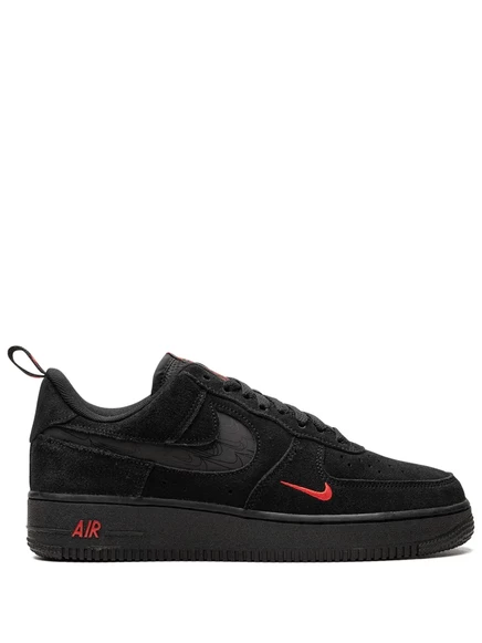 Унисекс кроссовки Nike Air Force 1 Low замшевые, черные