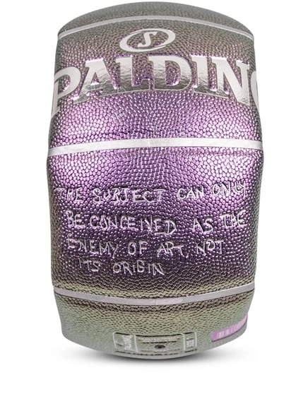 Баскетбольный мяч Supreme x Spalding, фиолетовый