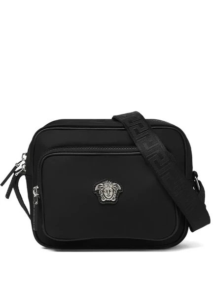 Сумка-мессенджер с табличкой Versace La Medusa black