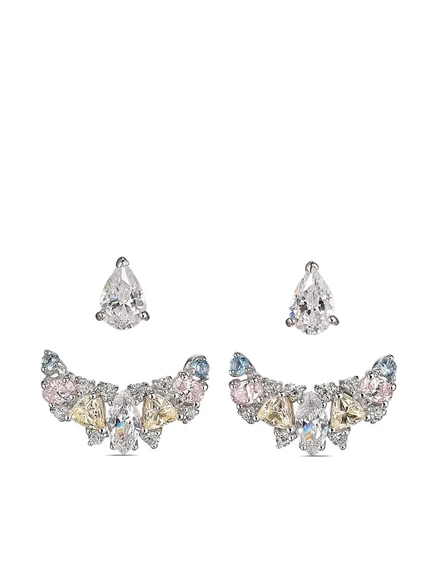 Серьги Anabela Chan Twinkle Ear-Jacket, серебристые