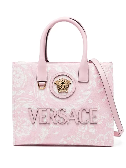 Женская сумка-тоут Versace La Medusa маленькая, розовая