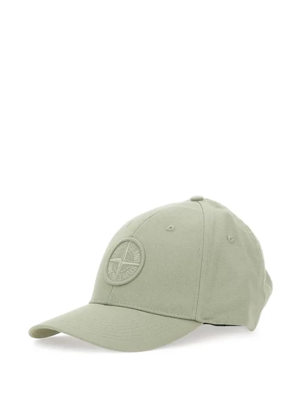 Мужская бейсболка Stone Island, светло-зеленая
