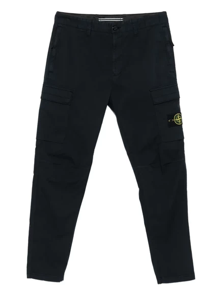 Мужские брюки Stone Island карго, темно-синие