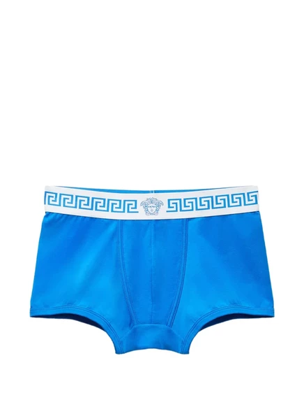 Мужские трусы Versace из хлопка, синие