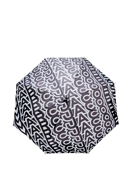 Зонт Marc Jacobs складной с монограммой, черный