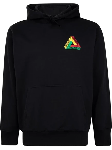 Мужская толстовка Palace Tri-Dart с капюшоном, черная