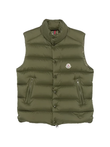Мужской пуховый жилет Moncler Tibb, зеленый