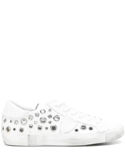 Женские кроссовки Philippe Model Paris Prsx из кожи, белые