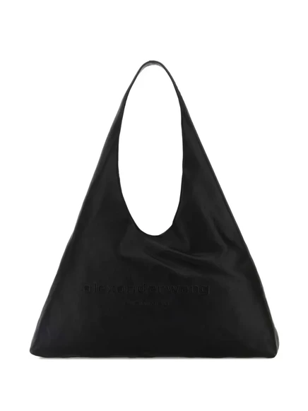 Женская сумка Alexander Wang Pike большая кожаная, черная