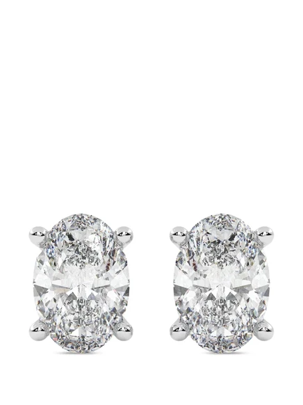Серьги Diamond Essentials с бриллиантами, серебристые