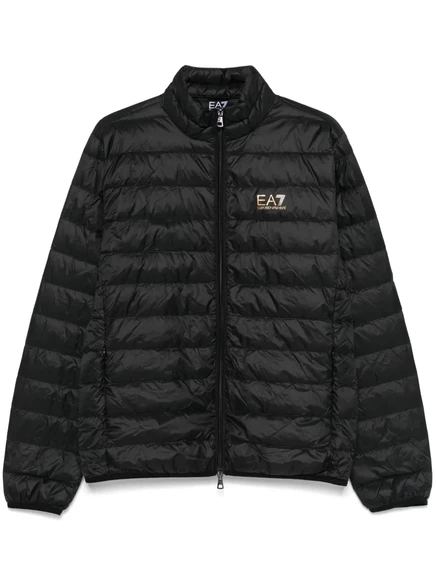 Мужской пуховик EA7 Emporio Armani Core Identity, черный
