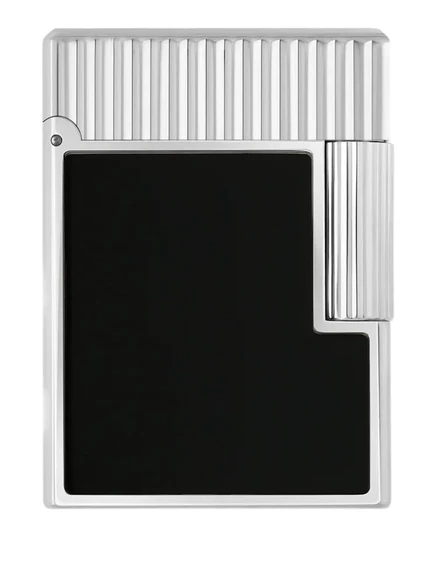 Лакированная зажигалка S. T. Dupont, черная