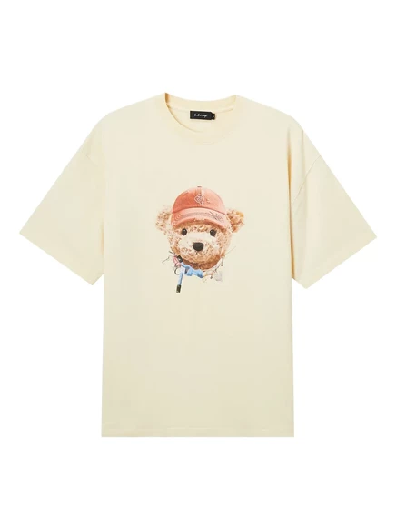 модная футболка с принтом плюшевого мишки teddy bear yellow