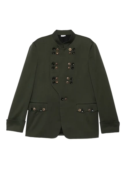 Двубортный пиджак на пуговицах Comme des Garçons Homme Plus green