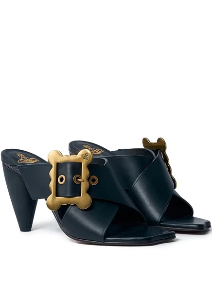 Босоножки Vivienne Westwood с ремешком 80 мм black
