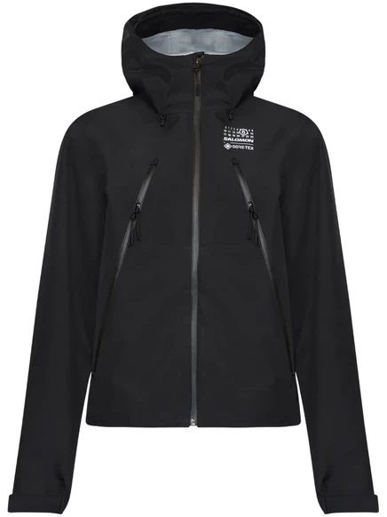 Женская ветровка MM6 Maison Margiela x Salomon с GORE-TEX, черная