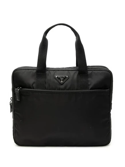 Сумка для ноутбука Prada Pre-Owned Tessuto business, черная