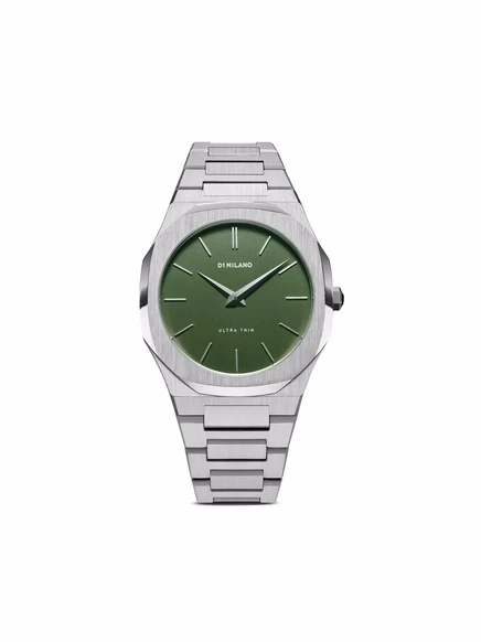 Мужские часы D1 MILANO Ultra Thin 40 мм, зеленые