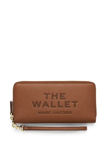 Кошелек Marc Jacobs Continental кожаный, коричневый