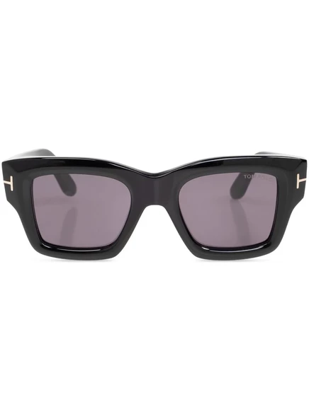 Мужские солнцезащитные очки Tom Ford FT1154 квадратная оправа, черные